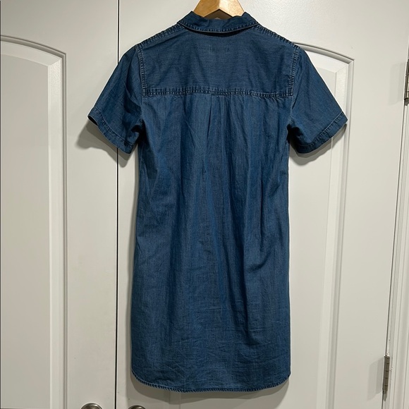 NWT - J. CREW MERCHANTILE 100% Cotton Chambray Denim Pocketed Shirt Dress - Picture 8 of 10